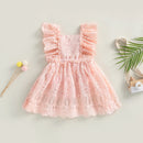 Vestido Infantil Vintage Renda