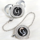 Chupeta Prata + Prendedor Inicial