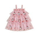 Vestido Infantil Babado Tule Natalino