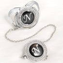 Chupeta Prata + Prendedor Inicial