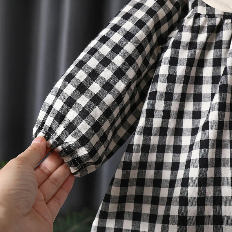 Vestido Infantil Xadrez Golinha