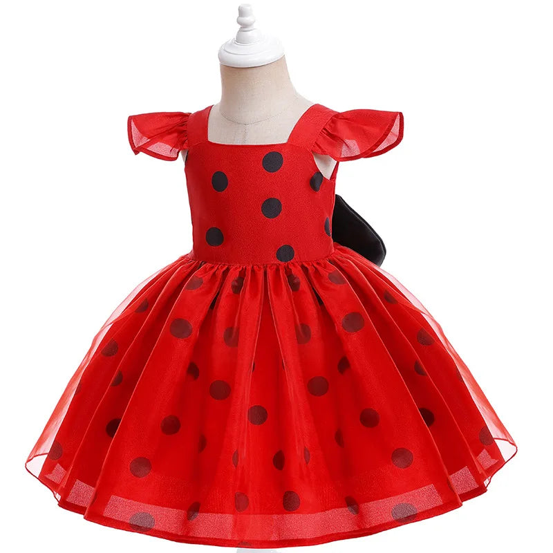 Vestido Infantil Joana Bolinhas - Loja BiBia