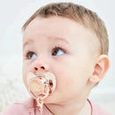 Chupeta Rose Gold Com Nome + Prendedor BIBIA™ - Loja BiBia