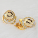 Chupeta Com Nome Luxuosa - Loja BiBia