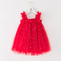 Vestido Infantil Tule Estrelinhas