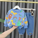 Conjunto Infantil Animais e Bolsinho - Loja BiBia