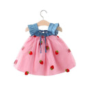 Vestido Infantil Frutinha e Tule - Loja BiBia