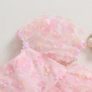 Vestido Infantil Tule Florzinhas - Loja BiBia