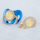 Chupeta Super Luxo com Nome + Prendedor BIBIA™ - Loja BiBia