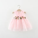 Vestido Infantil Florzinhas Tule - Loja BiBia