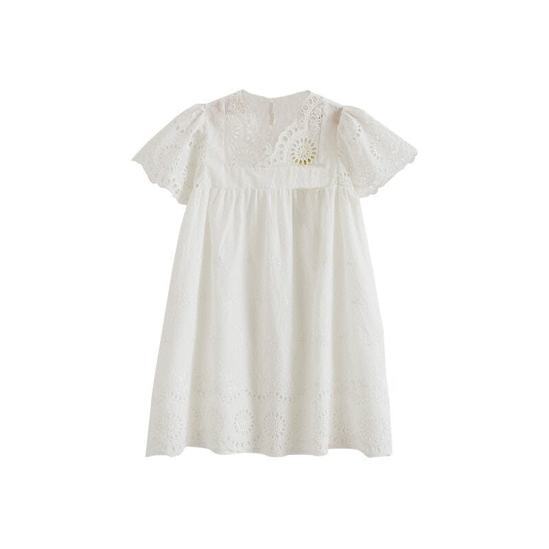 Vestido Infantil Branco Lese - Loja BiBia