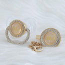 Chupeta Transparente com Nome + Prendedor - Loja BiBia