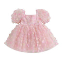 Vestido Infantil Tule Florzinhas - Loja BiBia