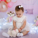 Vestido Infantil Rendinha e Penas - Loja BiBia