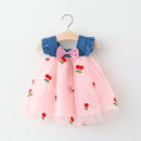Vestido Infantil Frutinha e Tule - Loja BiBia
