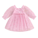 Vestido Infantill Manga Corações Asinha - Loja BiBia