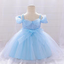 Vestido Infantil Pétalas Tule - Loja BiBia