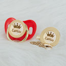 Chupeta sem STRASS com Nome + Prendedor BIBIA™ - Loja BiBia