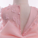 Vestido Infantil Manga Florido + Faixa - Loja BiBia