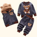 Conjunto Outwear Urso Kids - 3 pçs - Loja BiBia