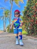 Conjunto Infantil Masculino Dino + Bolsa - Loja BiBia