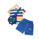 Conjunto Infantil Masculino Dino + Bolsa - Loja BiBia