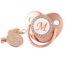 Chupeta Linda Rose Gold BIBIA™ + Prendedor Strass - Loja BiBia