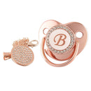 Chupeta Linda Rose Gold BIBIA™ + Prendedor Strass - Loja BiBia