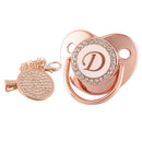 Chupeta Linda Rose Gold BIBIA™ + Prendedor Strass - Loja BiBia