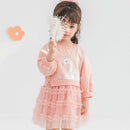 Vestido Infantil Estampa Babado - Loja BiBia