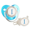 Chupeta Luxo Azul + Prendedor - Loja BiBia