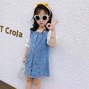 Vestido Jeans Manguinha - Loja BiBia