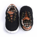 Sapatos Com Detalhes Xadrez - Loja BiBia