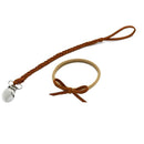 Kit Corrente de courinho trançado + Tiara - Loja BiBia