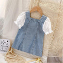 Vestido Jeans Manguinha - Loja BiBia