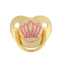 Chupeta Luxo Coroa Várias Cores (Não acompanha o prendedor) - Loja BiBia