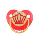 Chupeta Luxo Coroa Várias Cores (Não acompanha o prendedor) - Loja BiBia