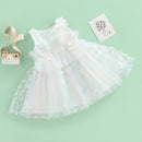 Vestido Infantil Festa Tule Floral - Loja BiBia