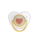 Chupeta Coração (Não acompanha o prendedor ) - Loja BiBia