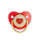 Chupeta Coração (Não acompanha o prendedor ) - Loja BiBia