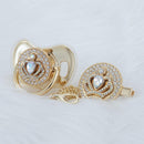 Chupeta Exclusive Coroa Várias Cores + Prendedor - Loja BiBia