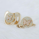 Chupeta Exclusive Borboleta Várias Cores + Prendedor - Loja BiBia