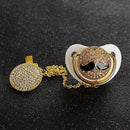 Chupeta Exclusive Bigode + Prendedor - Loja BiBia