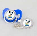 Chupeta com Prendedor MK Azul - Loja BiBia