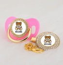 Chupeta com Prendedor Ursinho - Loja BiBia