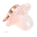 Chupeta Rose Gold Com Nome + Prendedor BIBIA™ - Loja BiBia