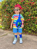 Conjunto Infantil Masculino Dino + Bolsa - Loja BiBia